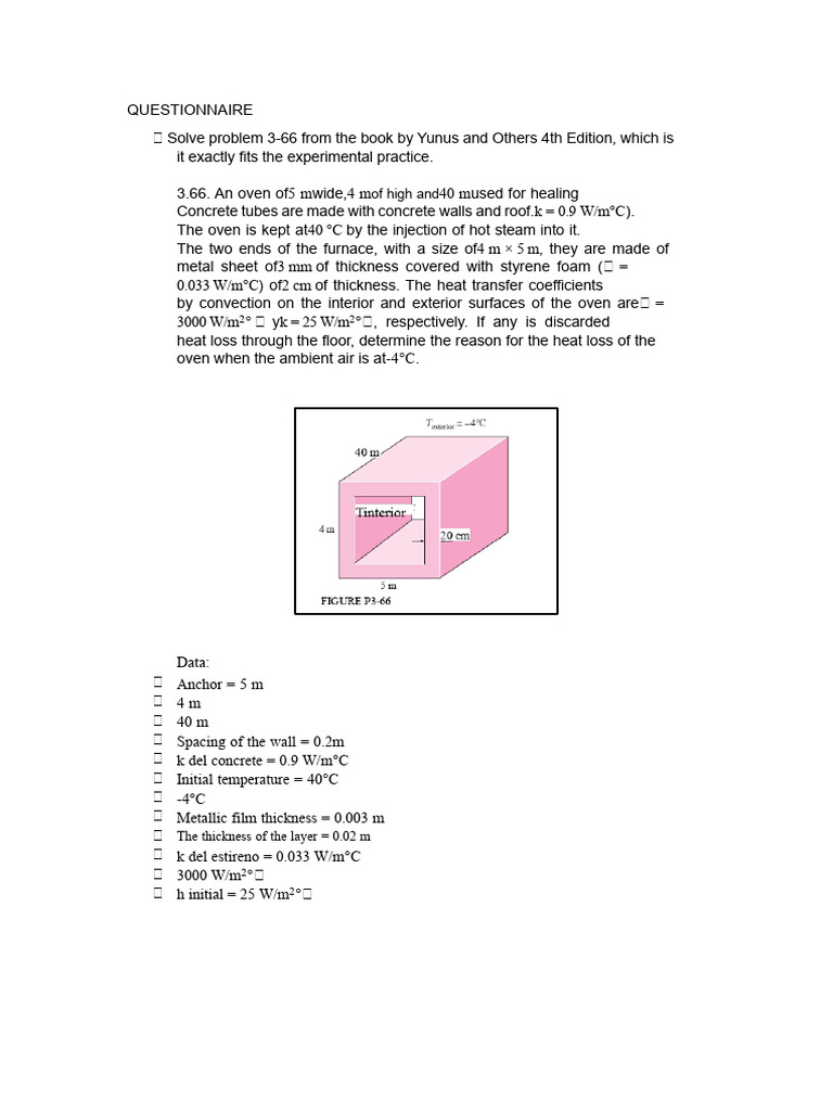 Heat Loss Calculation for Concrete Oven | PDF | Heat Transfer | Heat
