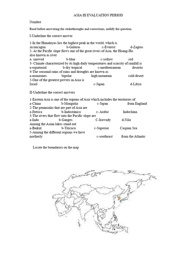 Asia Evaluation | PDF