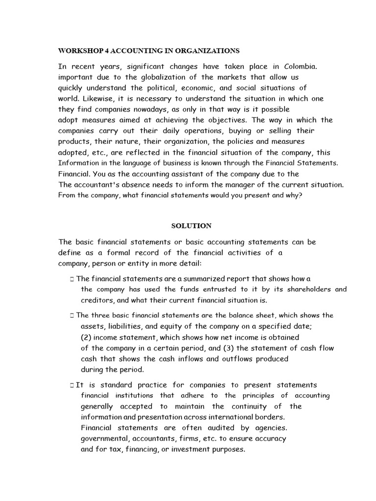 Understanding Financial Statements in Business | PDF | Balance Sheet ...