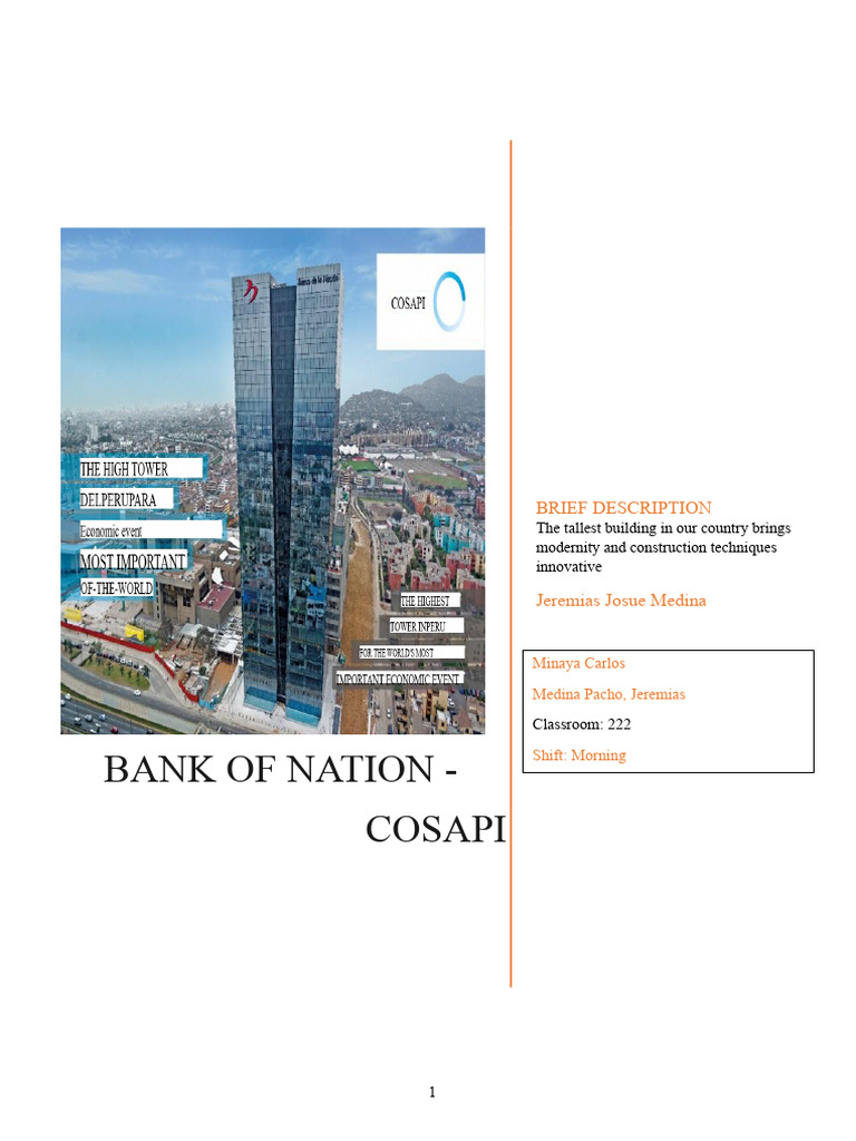 Bank of The Nation Cosapi | PDF | Concrete | Prestressed Concrete