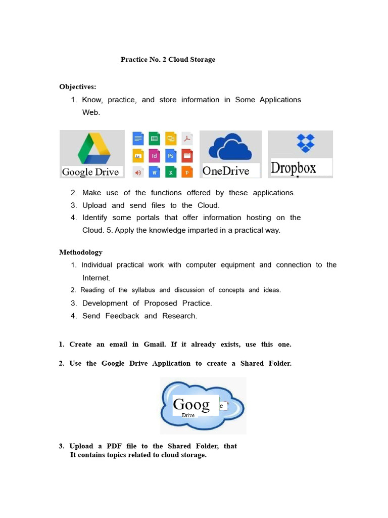 4.4. Practice No. 2 - Cloud Storage | PDF | Cloud Computing | Computer File