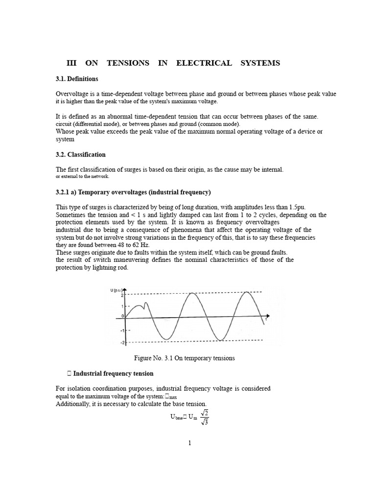 Understanding Overvoltages in Electrical Systems | PDF | Resonance ...