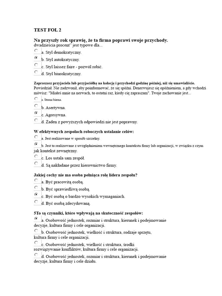 Test Fol 2 | PDF