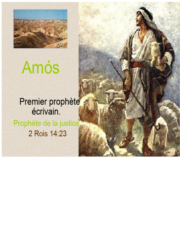 Amos 1 | PDF | Livres des Rois | Histoire de l'Israël antique