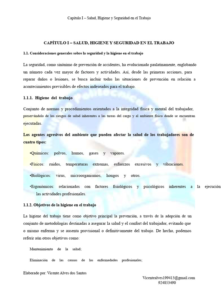 Salud y Seguridad en el Trabajo | PDF | Escuchando | Seguridad y salud ...