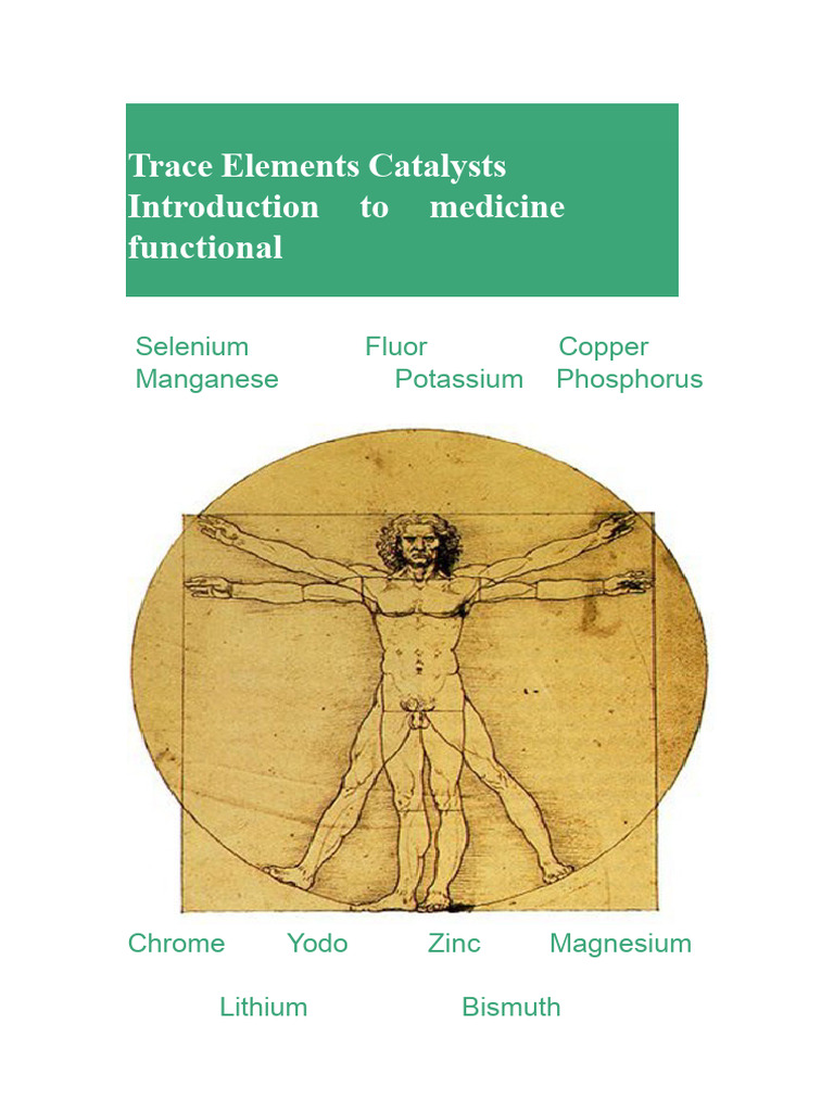 Trace Elements - Complete Vademecum | PDF | Cofactor (Biochemistry ...