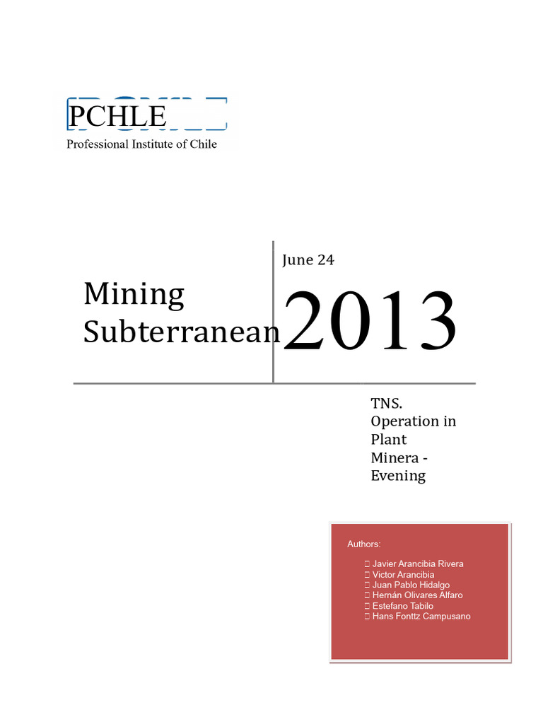 Underground Mining Methods Explained | PDF | Mining | Rock (Geology)