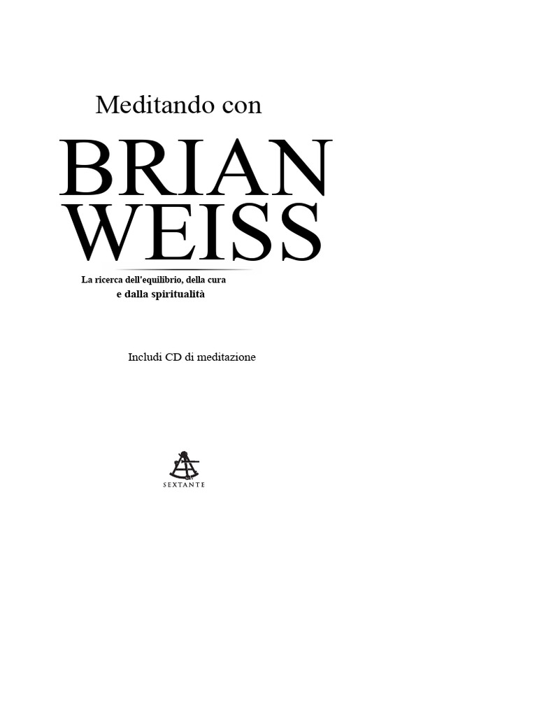 Meditando con Brian Weiss | PDF
