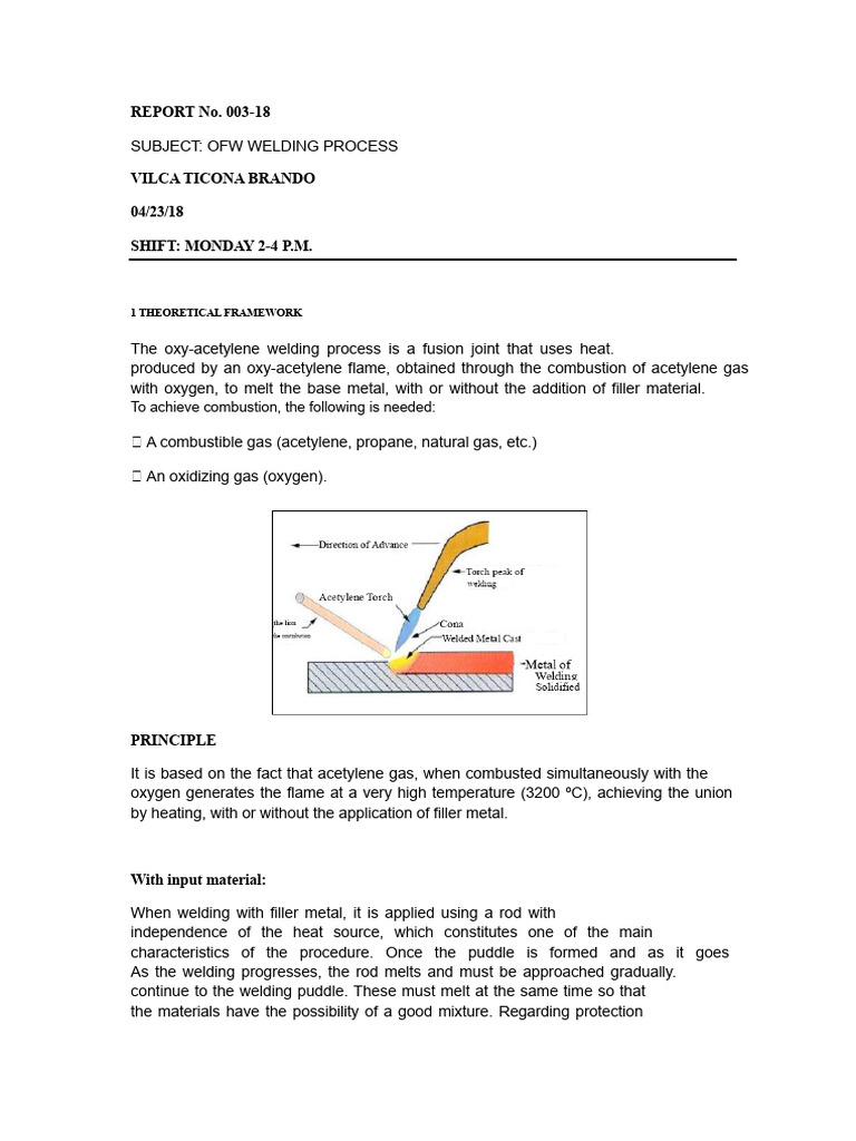 Ofw Report | PDF | Welding | Construction