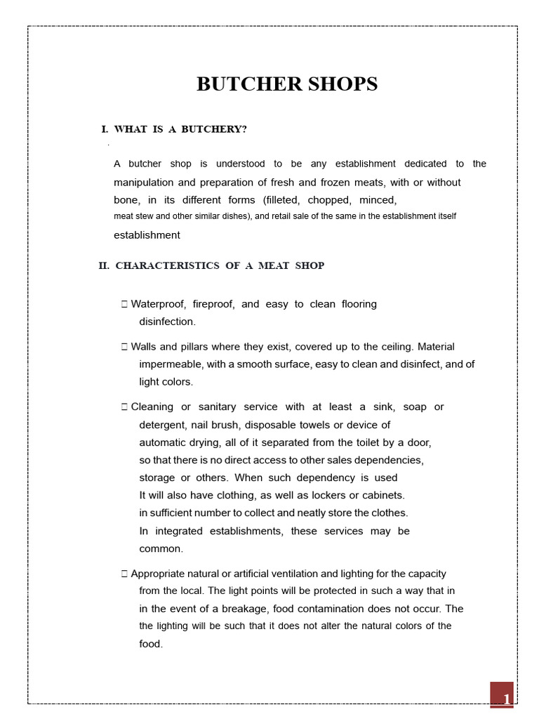 Essential Guide to Butcher Shops | PDF | Refrigerator
