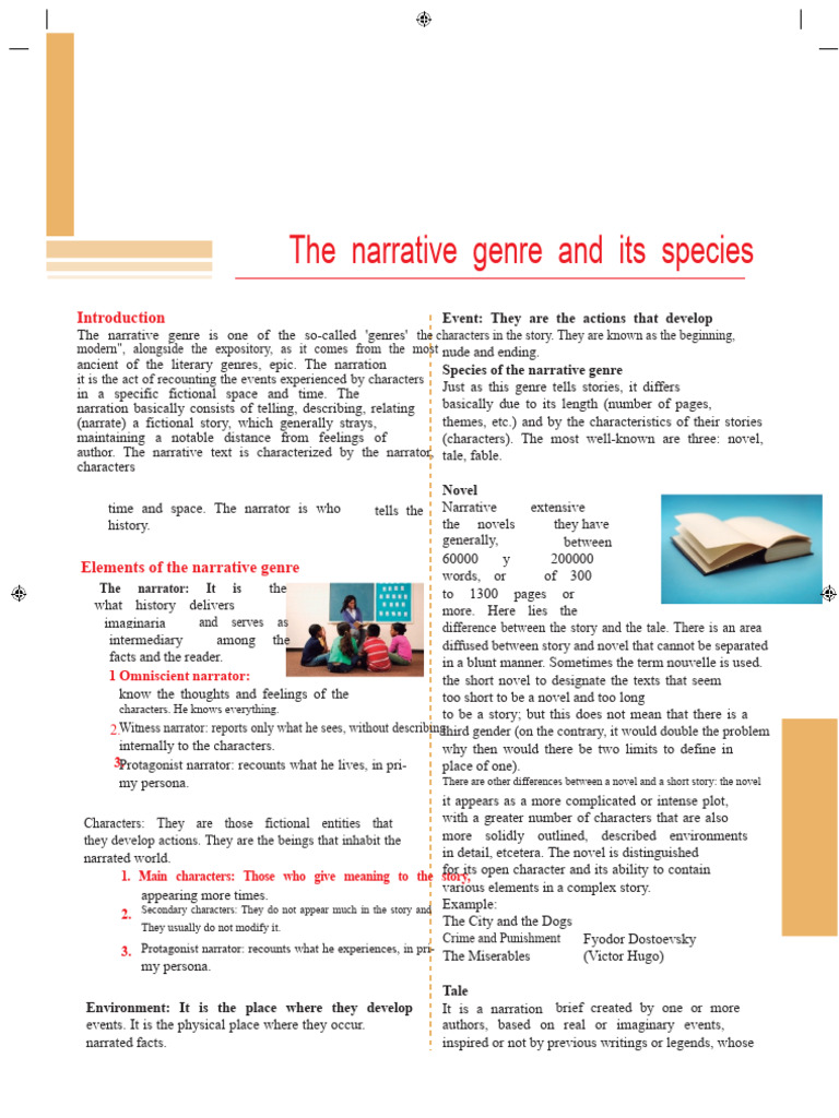 Narrative Genre and Its Species | PDF | Narrative | Narration