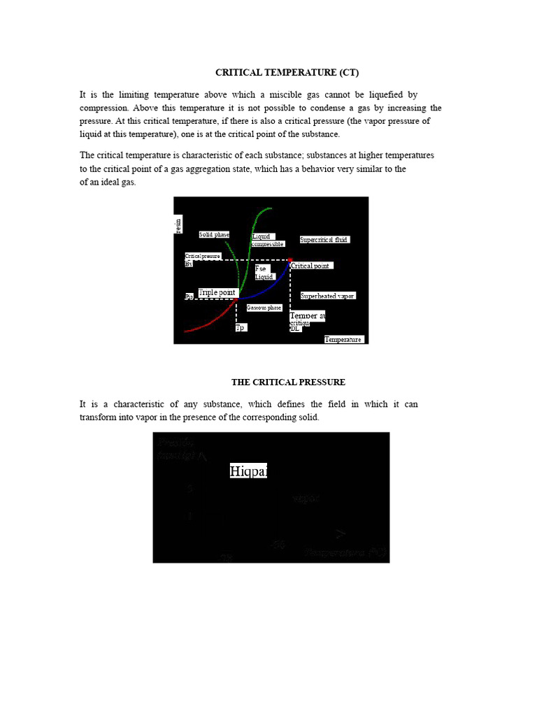 Understanding Critical Temperature of Gases | PDF