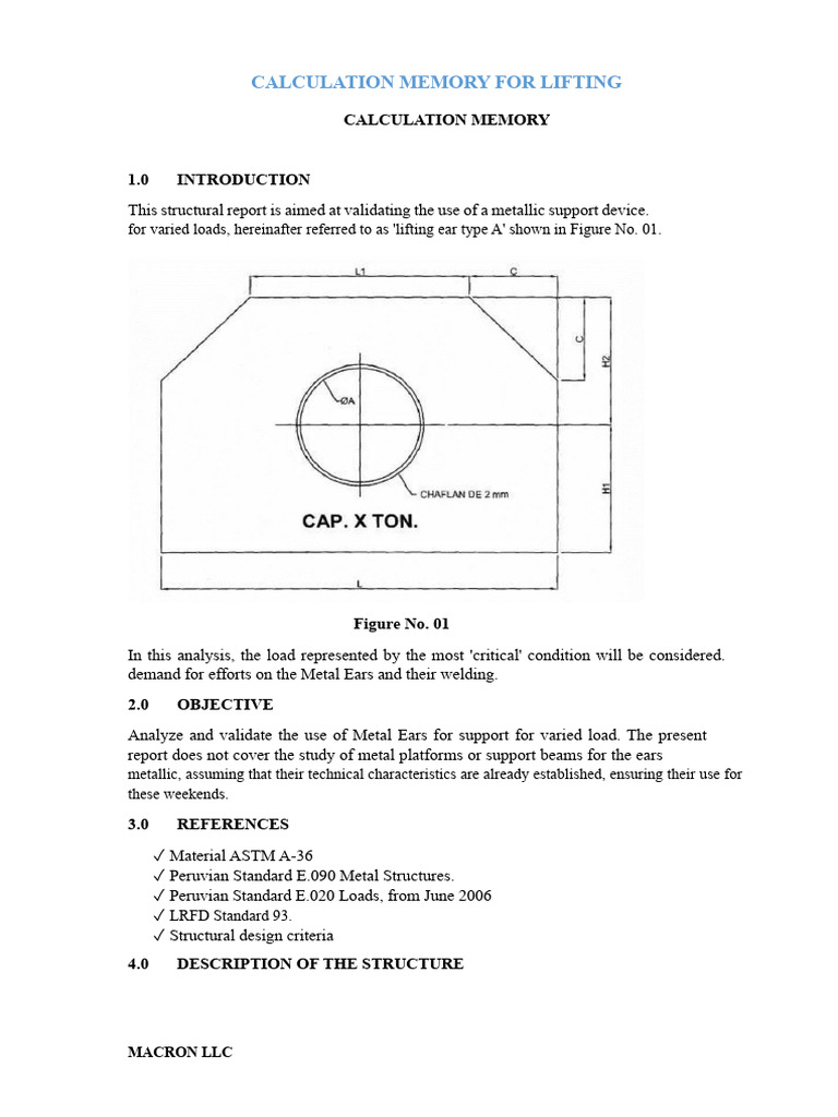 Calculation of Metal Ear Supports | PDF