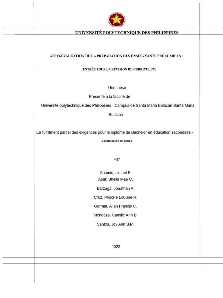 Préparation des enseignants en formation | PDF | Enseignement ...
