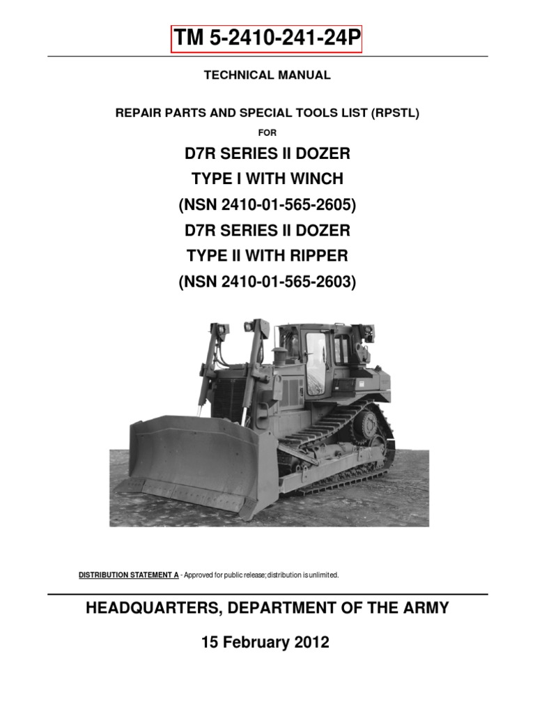 TM 5-2410-241-24P | PDF | Screw | Machines