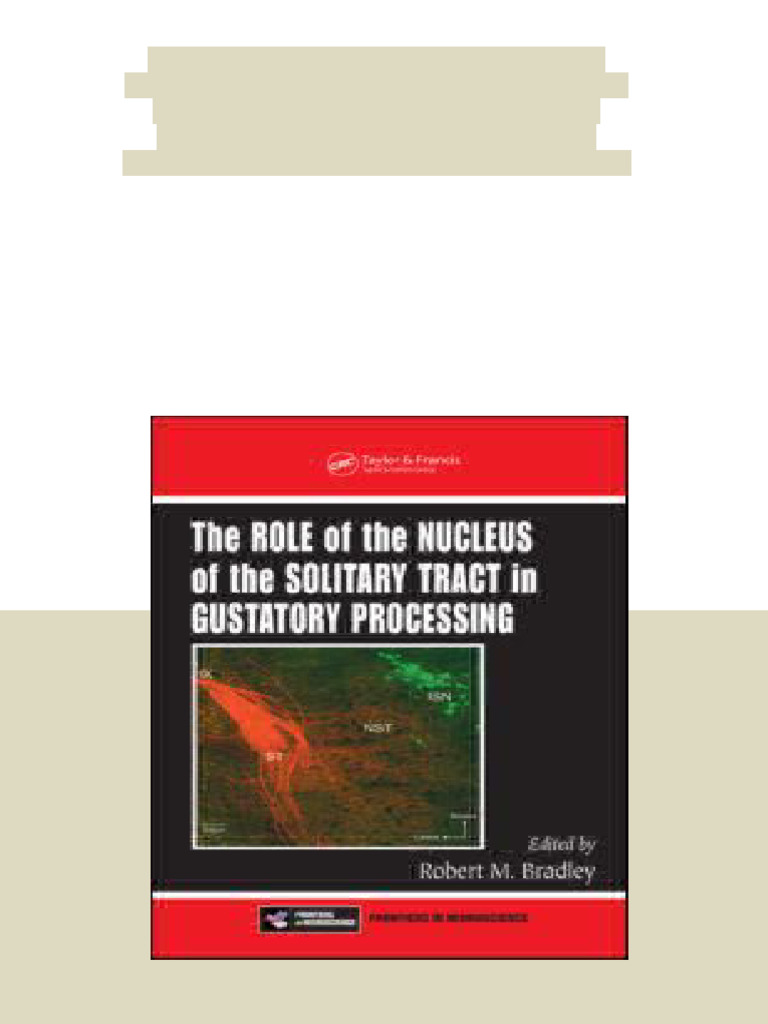 (Ebook) The Role of the Nucleus of the Solitary Tract in Gustatory ...