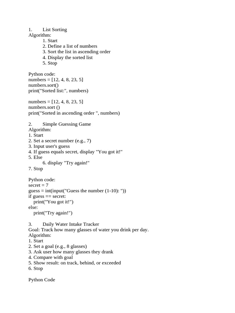 Python Algorithms for Sorting and Games | PDF