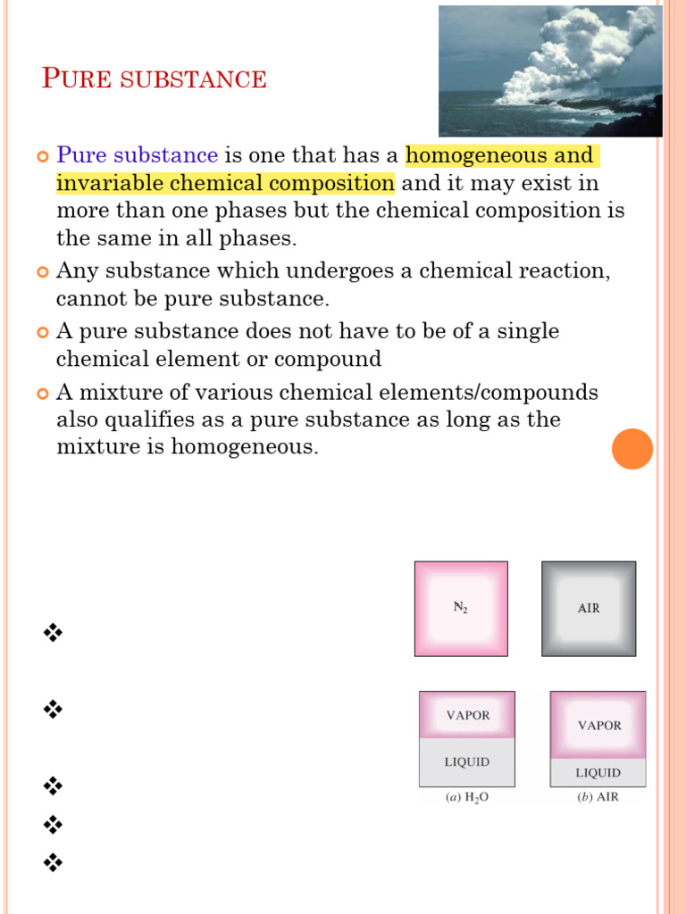 Understanding Pure Substances and Steam Properties | PDF | Steam ...