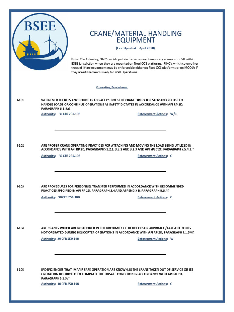 Crane Safety and Operations Guidelines | PDF | Crane (Machine ...
