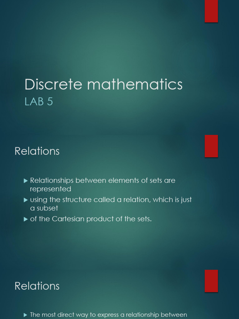 Understanding Binary Relations in Sets | PDF