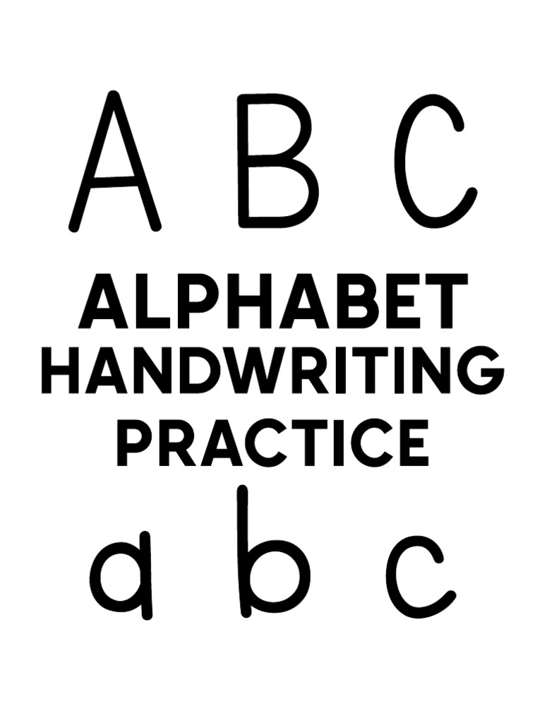 ABC Handwriting Practice | PDF