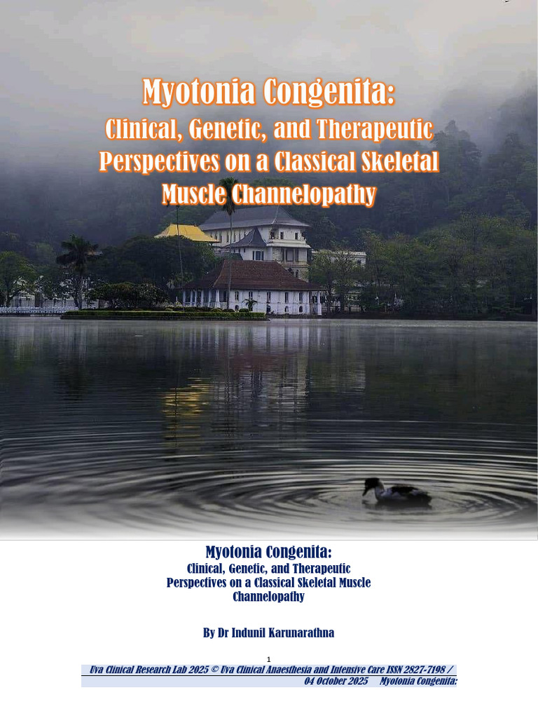 Myotonia Congenita: Clinical Insights | PDF | Musculoskeletal System