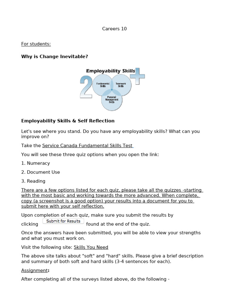 M1 Lesson 3 Employability Skills | PDF