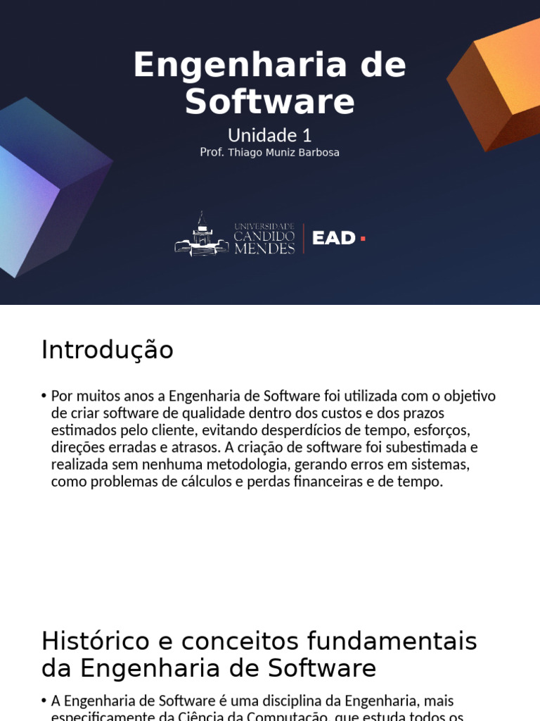Introdução à Engenharia de Software | PDF | Linguagem de modelagem ...