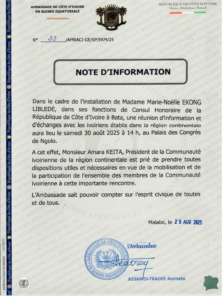 Note D'information | PDF