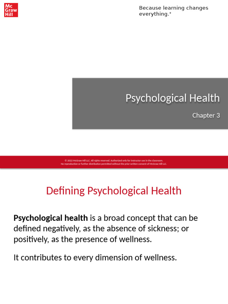 Understanding Psychological Health Concepts | PDF | Mental Disorder ...