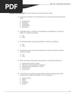 American Government Final Exam