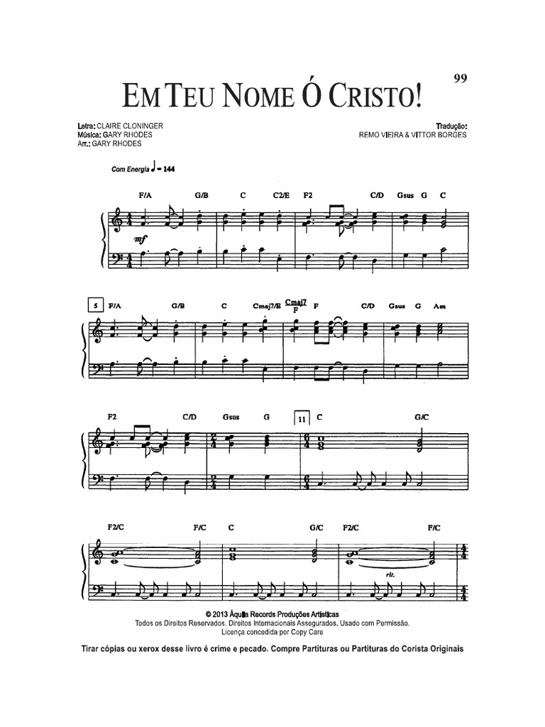 10 - em Teu Nome Ó Cristo | PDF