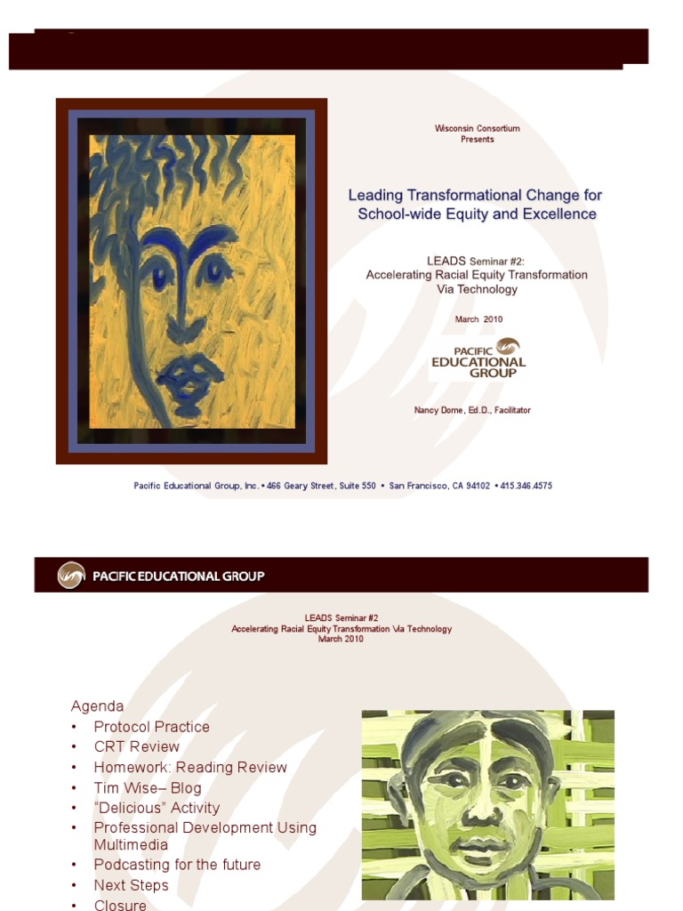 Wisconsin Consortium Presents PDF Critical Race Theory Race