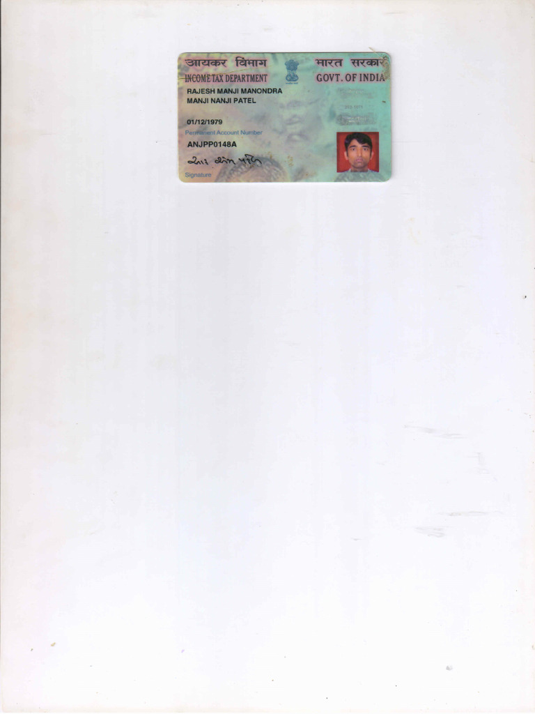 Pan Card | PDF