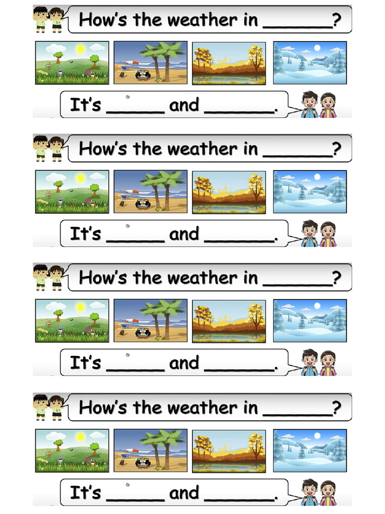 English Course - Weather | PDF