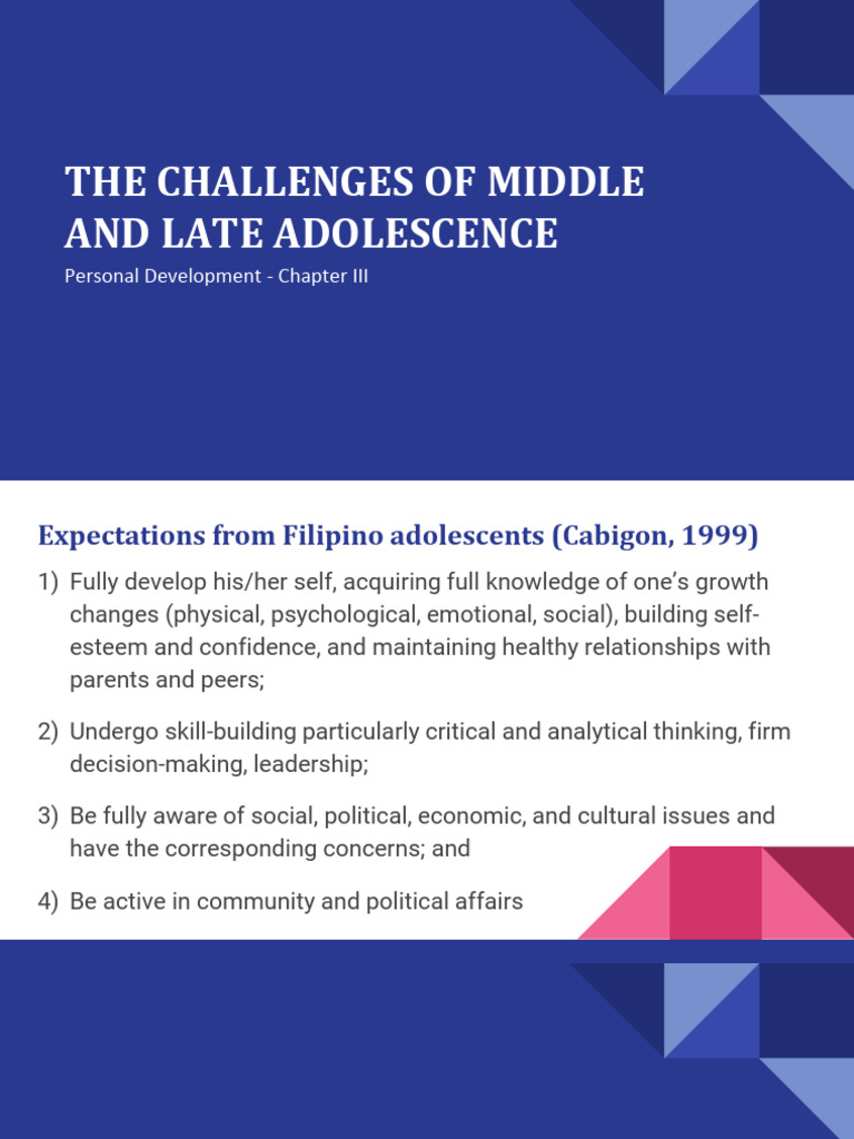 Navigating Adolescent Challenges in the Philippines | PDF | Adolescence ...