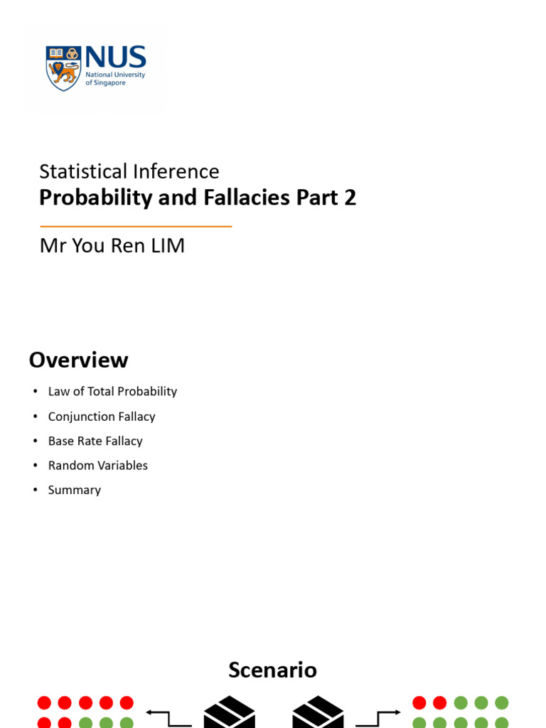 CH 4 Video 2 Probability and Fallacies Part 2 - Slides | PDF ...