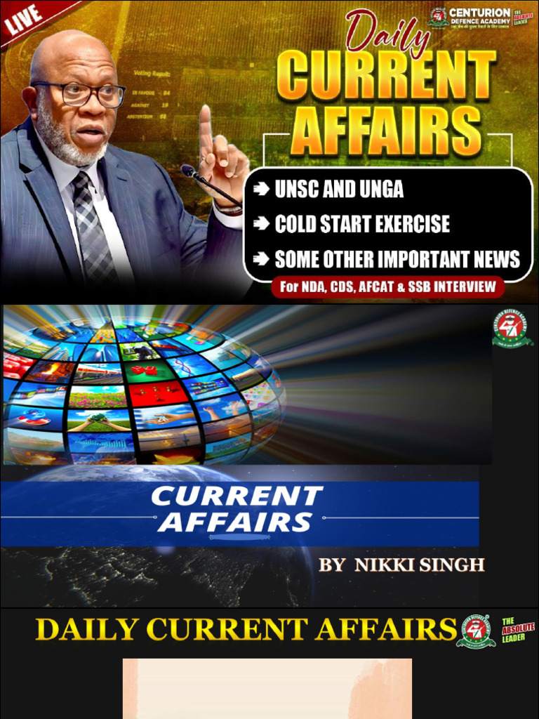 26th SEPTEMBER 2025 Current Affairs Daily Current Affairs Important ...