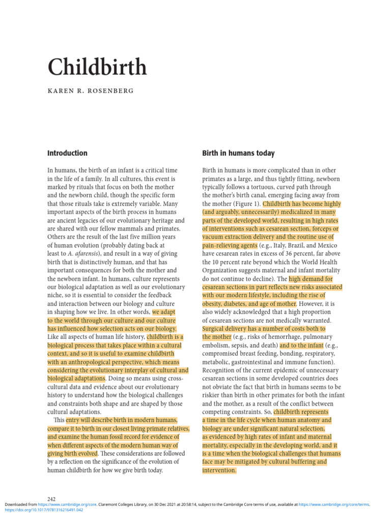Childbirth | PDF | Childbirth | Pelvis