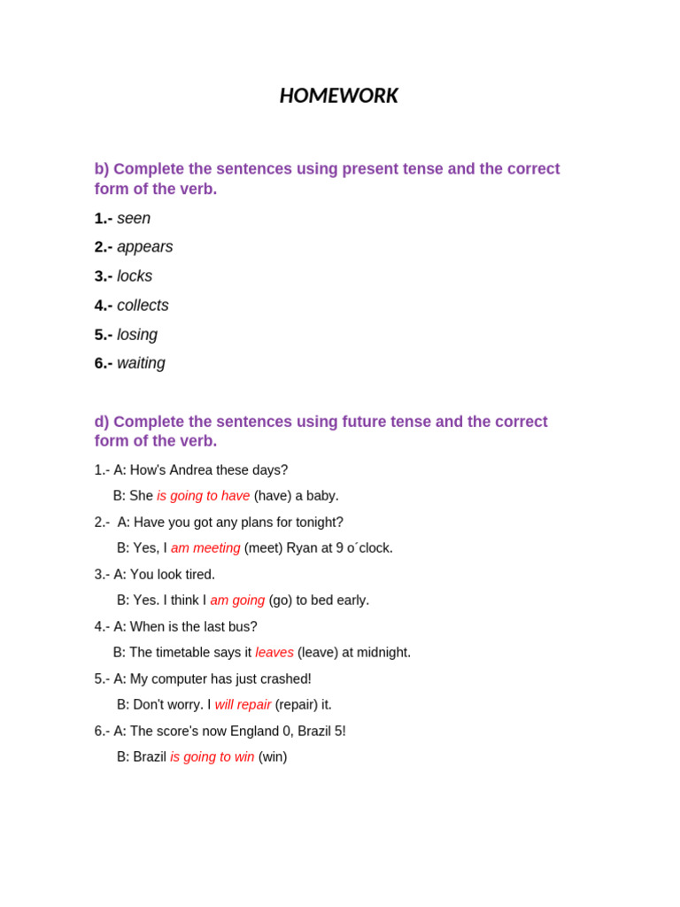 Homework | PDF