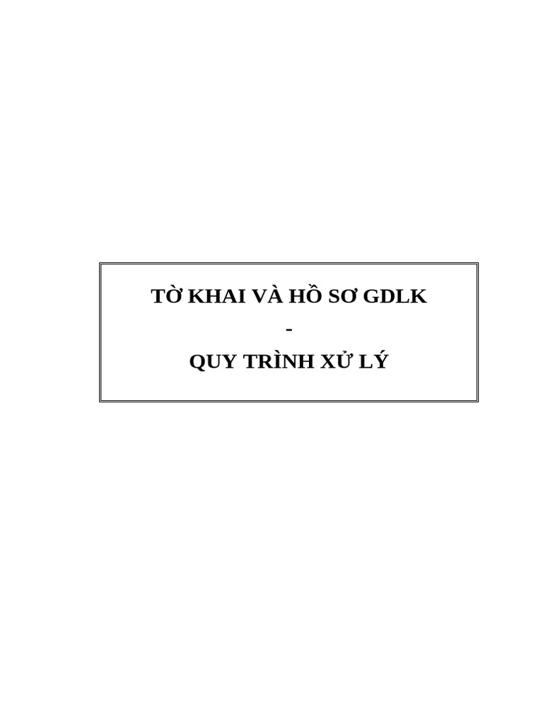 Quy Trình TP 2025 - T Khai GDLK | PDF