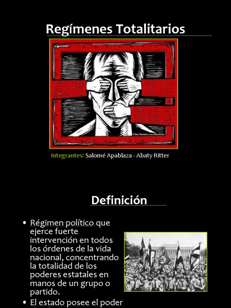 Regimenes Totalitarios | PDF | Política | Historia