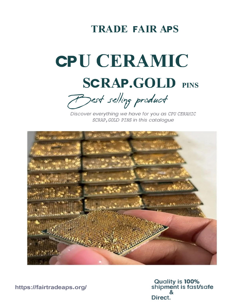Catalogue For Cpu Ceramic Scrap | PDF | Central Processing Unit | Intel