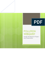 Pollution Webquest
