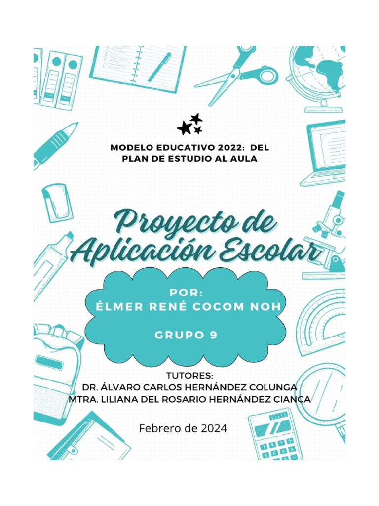 Pae - Elmer Rene Cocom Noh. Grupo 9 | PDF | Enseñando | Plan de estudios