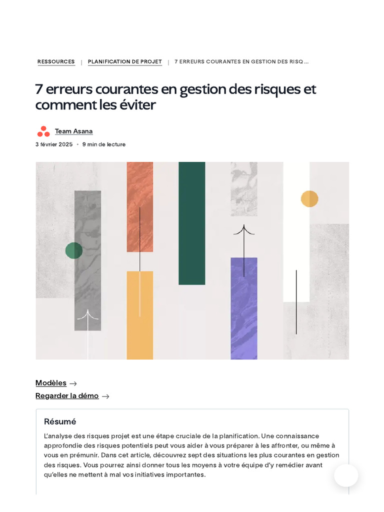 7 erreurs en gestion des risques à éviter | PDF | Gestion des risques ...