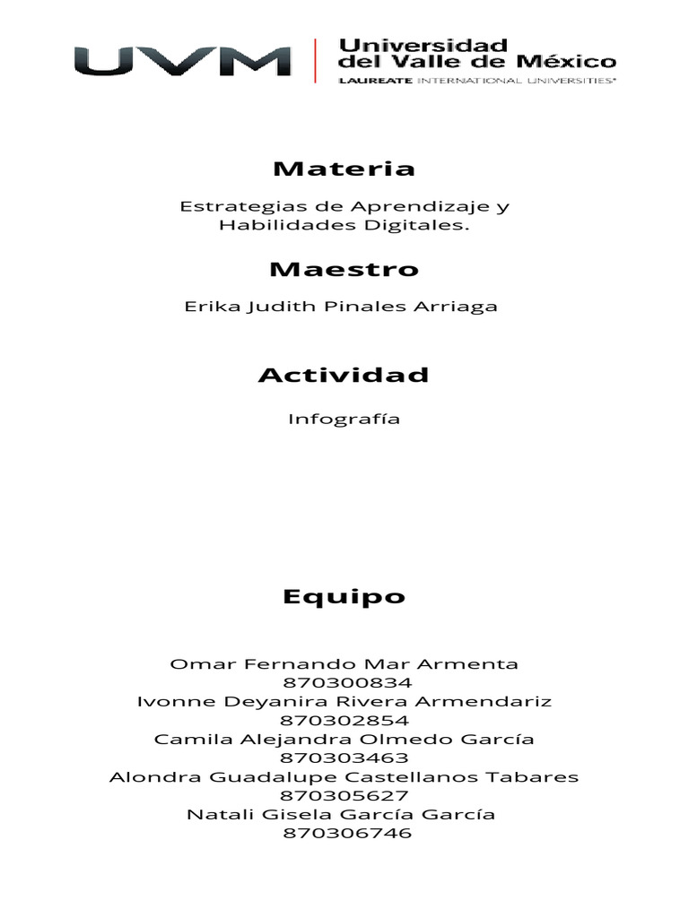 Estrategias de Aprendizaje Digital UVM | PDF | Aprendizaje