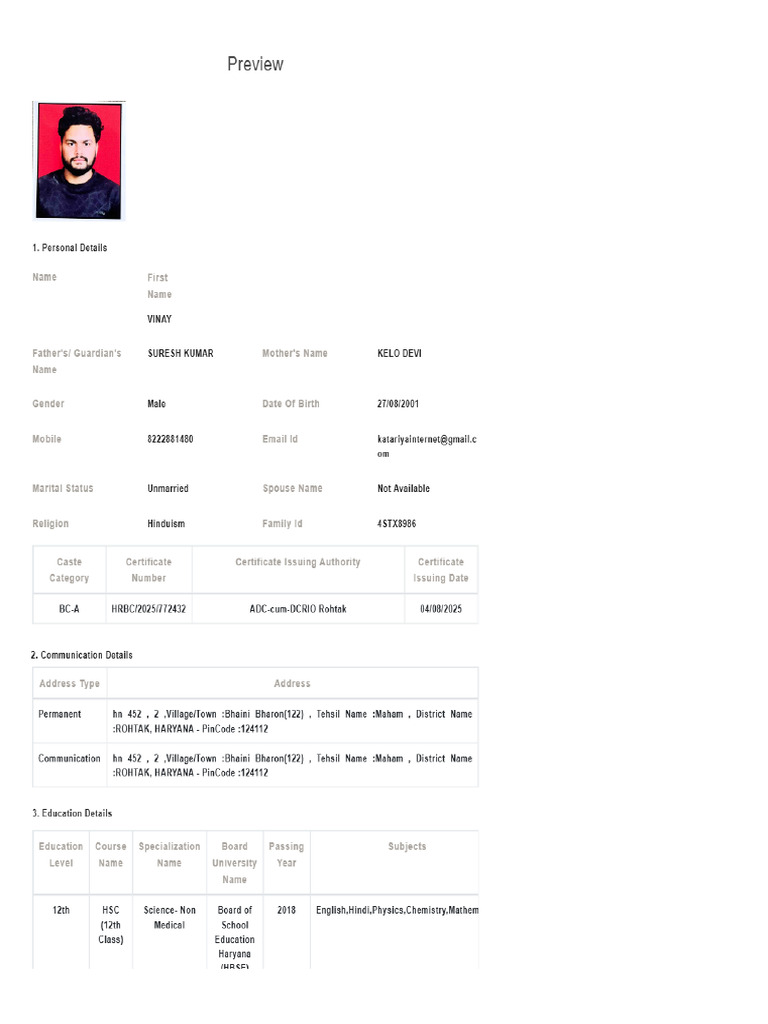 Profile | PDF
