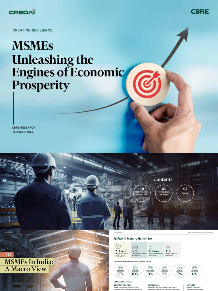 2021.01 - CBRE - CREDAI - MSME Unleashing The Engines of Economic ...