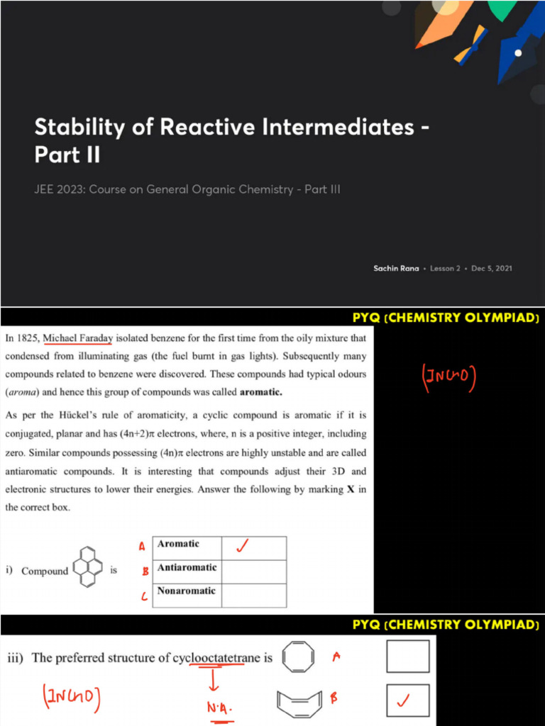 Stability of Reactive Intermediate With Anno 1758384342548 | PDF